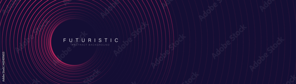 custom made wallpaper toronto digitalFuturistic abstract background. Glowing circle lines design. Swirl circular lines element. Future technology concept. Horizontal banner template. Suit for cover, banner, website. Vector illustration