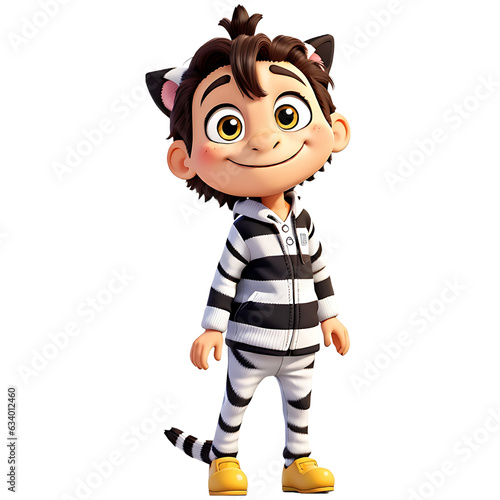 baby children in zebra pajamas
