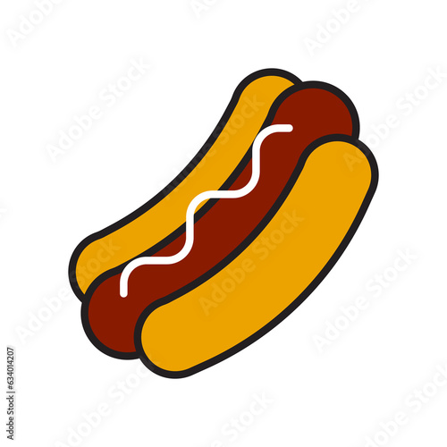 hot dog illustration
