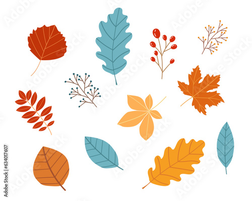 Hello autumn illustration vector background