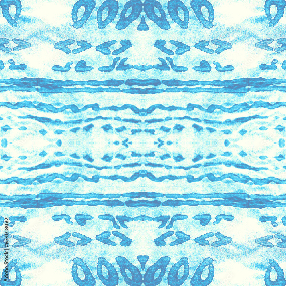Fototapeta premium Modern Dirty Seamless. Turquoise Ceramic Tile.