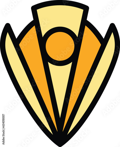Steel cigar cutter icon outline vector. Leaf filter. Smoker filter color flat