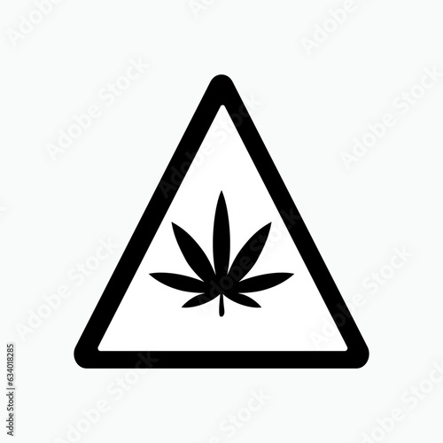 Contains THC Warning. Information Product, Tetrahydrocannabinol Symbol for Design and  Medical Websites, Presentation or Application