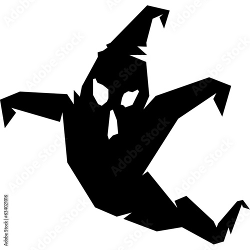 dark horror ghost silhouette