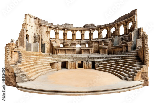 Print op canvas Ancient Roman amphitheater