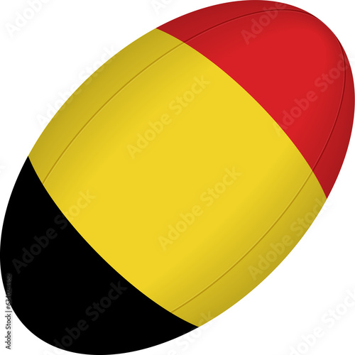 Belgium rugby ball. photo