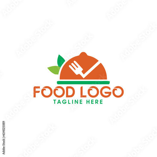 Cooking logo. Icon or symbol for design menu restaurant. V
