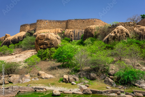 The Thirumayam Fort locally known as Oomayan Kottai is a 40-acre wide fortress in the town of Thirumayam in Pudukkottai-Karaikudi Highway in Pudukkottai District Tamil Nadu, India.