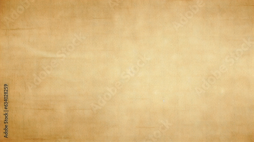 Tan Background with a Paper Texture and a Scroll Burlap Banner AI Generative