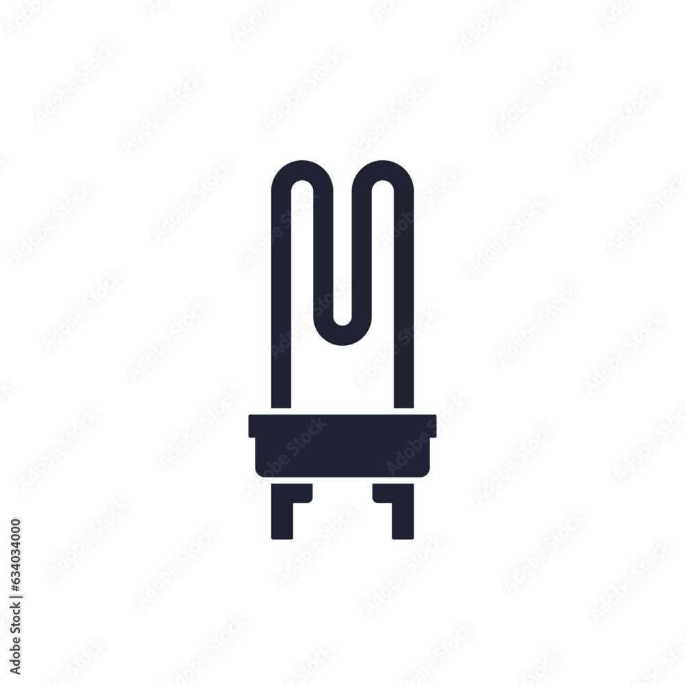 heating element icon, vector pictogram
