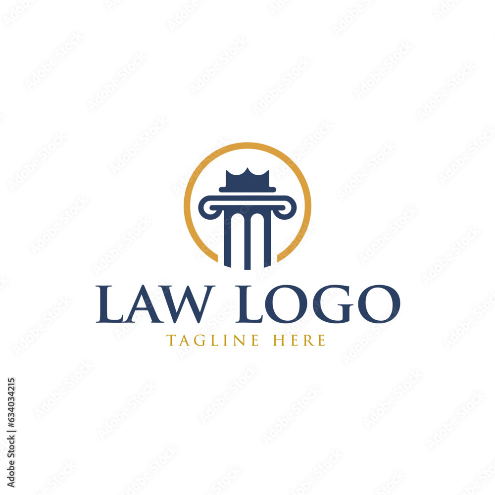 Law Firm,Law Office, Lawyer services, Vector logo template
