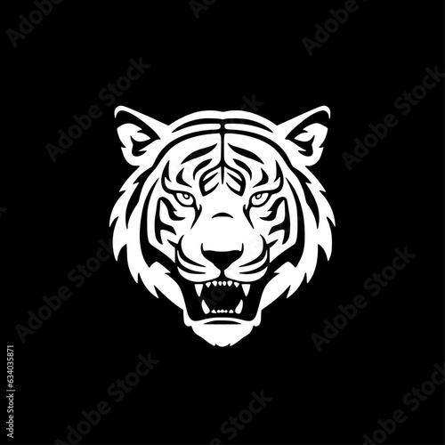 Fototapeta Naklejka Na Ścianę i Meble -  Tiger - High Quality Vector Logo - Vector illustration ideal for T-shirt graphic