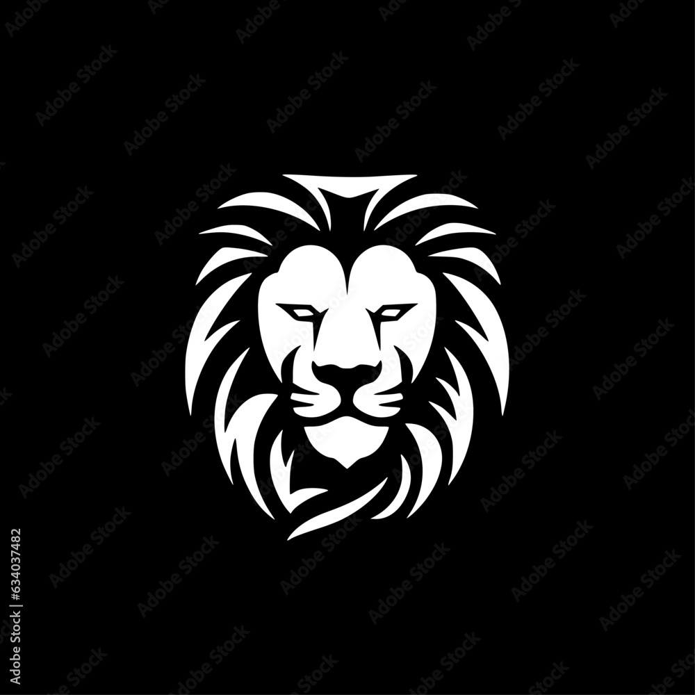 Lion | Minimalist and Simple Silhouette - Vector illustration Lion | Minimalist and Simple Silhouette - Vector illustration