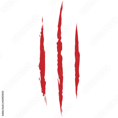 animal wild claw scratch glyph illustration