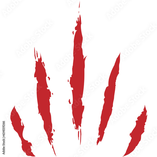 claw scratch sign and symbol