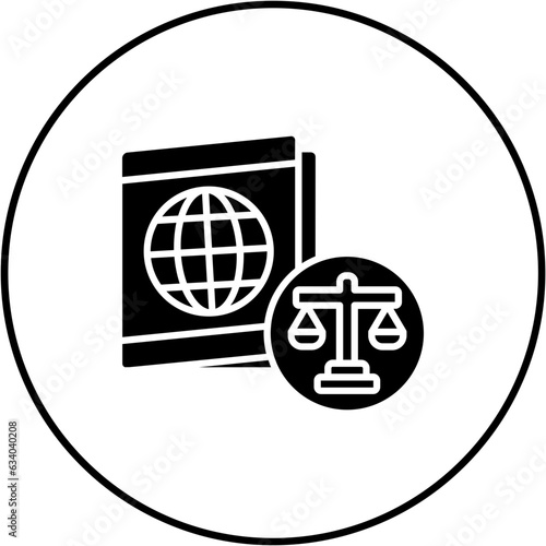 Legal passport Icon