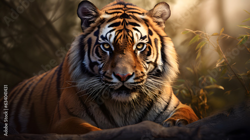 Tiger in the nature