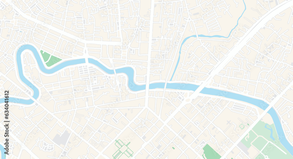 abstract background with lines. Map in Retro Style. Outline Map. urban map in saigon, vietnam. vintage color for illustration map. Central District 1 of Saigon or Ho Chi Minh City Map, cho lon