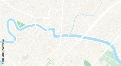abstract background with lines. Map in Retro Style. Outline Map. urban map in saigon, vietnam. vintage color for illustration map. Central District 1 of Saigon or Ho Chi Minh City Map, cho lon
