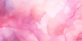 Abstract pink barbiecore watercolor background, ai generated