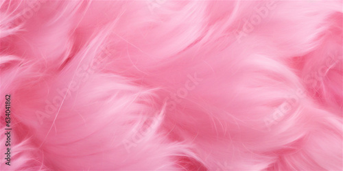 Smooth pastel pink fur background, ai generated