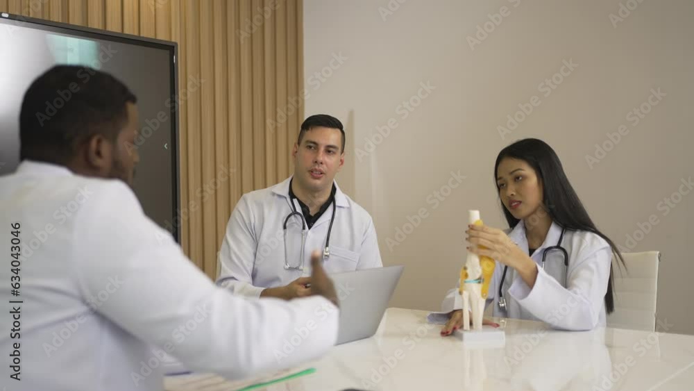Doctors are meeting for bone surgery. Healthcare and medical concept. Doctors are meeting for bone surgery. Healthcare and medical concept.