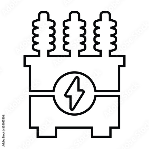 Dc, converter, transformer icon