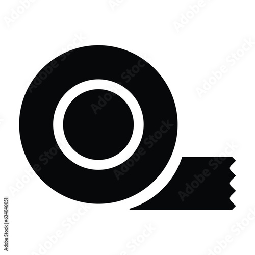 Drafting, tape, cellophane icon