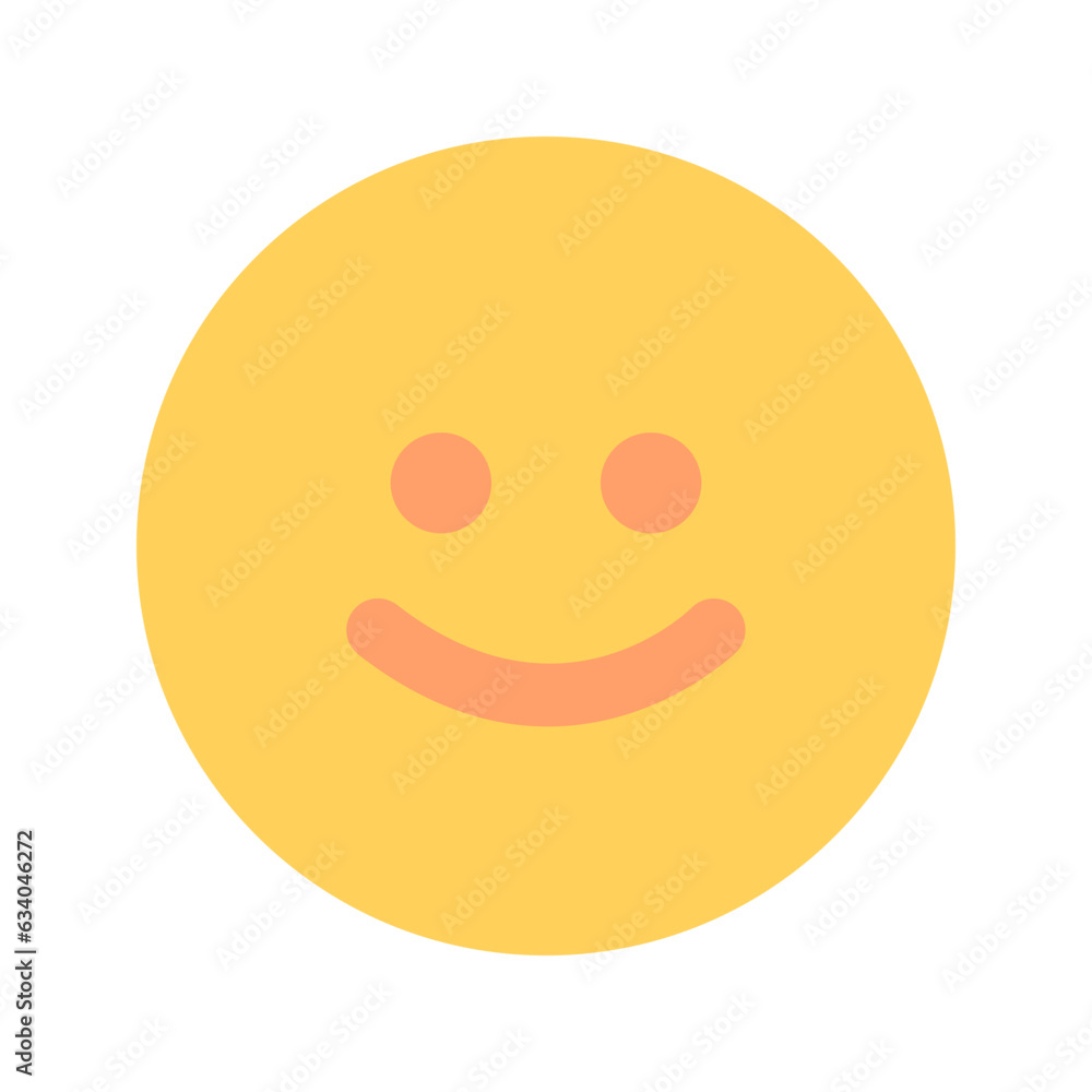 Fototapeta premium smile flat icon