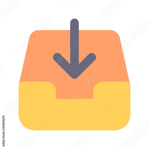 inbox flat icon