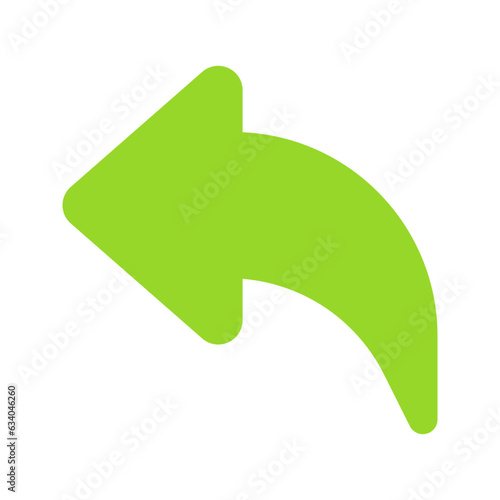 reply flat icon