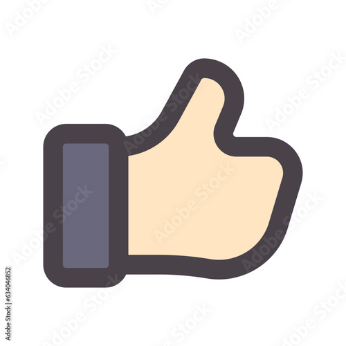 like flat line icon