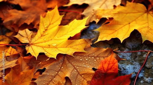 The autumn leaves wallpapers hd generative ai