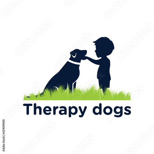 Therapy dog service for school aged children and health professionals