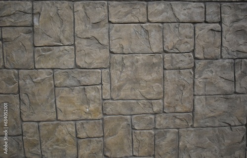 brick wall of unusual dimensions done as a background for walls