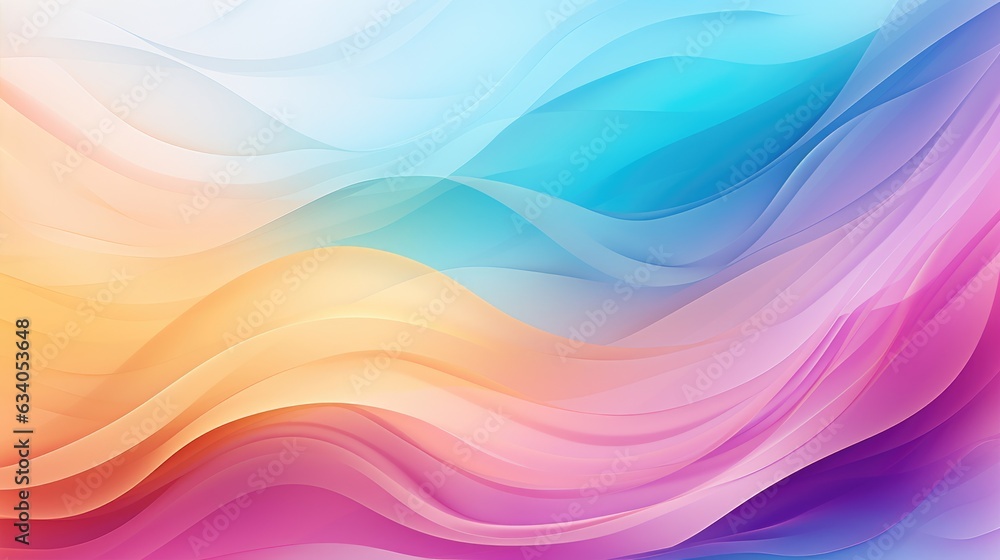 Fairy Colors wave Background