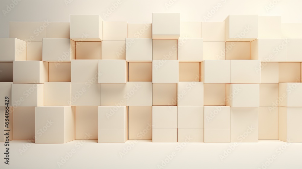 Ivory Cubes Wall Background Ivory Cubes Wall Background