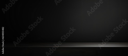 Solid black background for studio room or website template