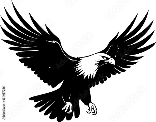 eagle icon illustration isolated vector sign symbol.