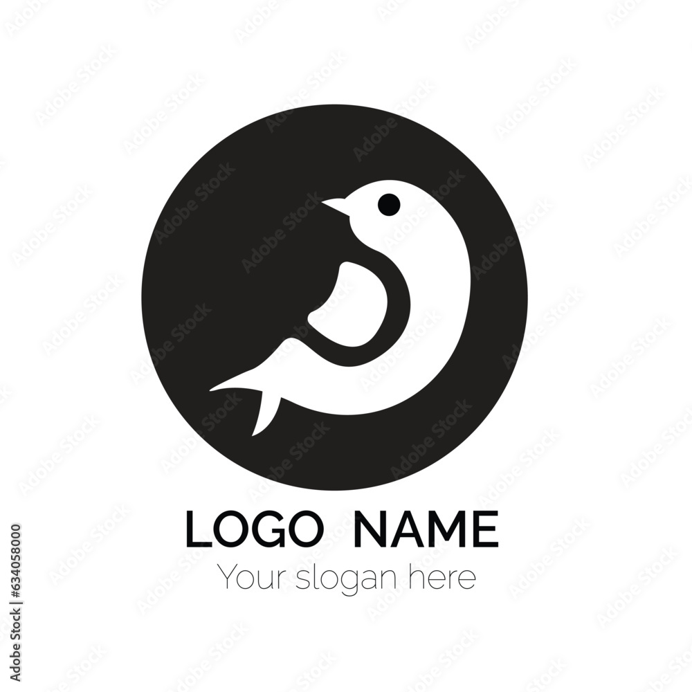 Modern bird logo template vector icon,bird logo design