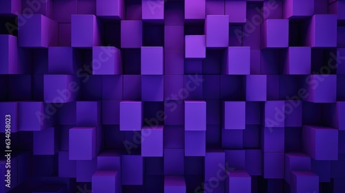 Purple Cubes Wall Background