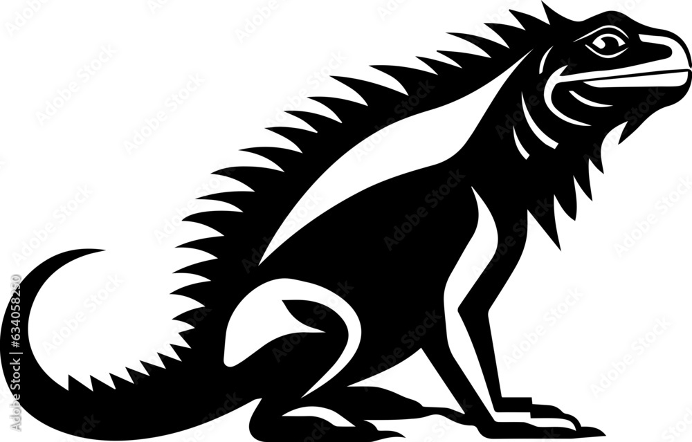 Fototapeta premium Iguana Flat Icon