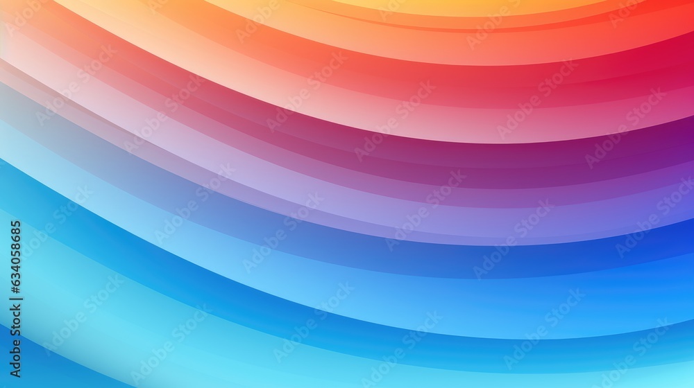 Obraz premium Ultra Wide Bright Striped Gradient