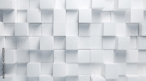  White Cubes Wall Background