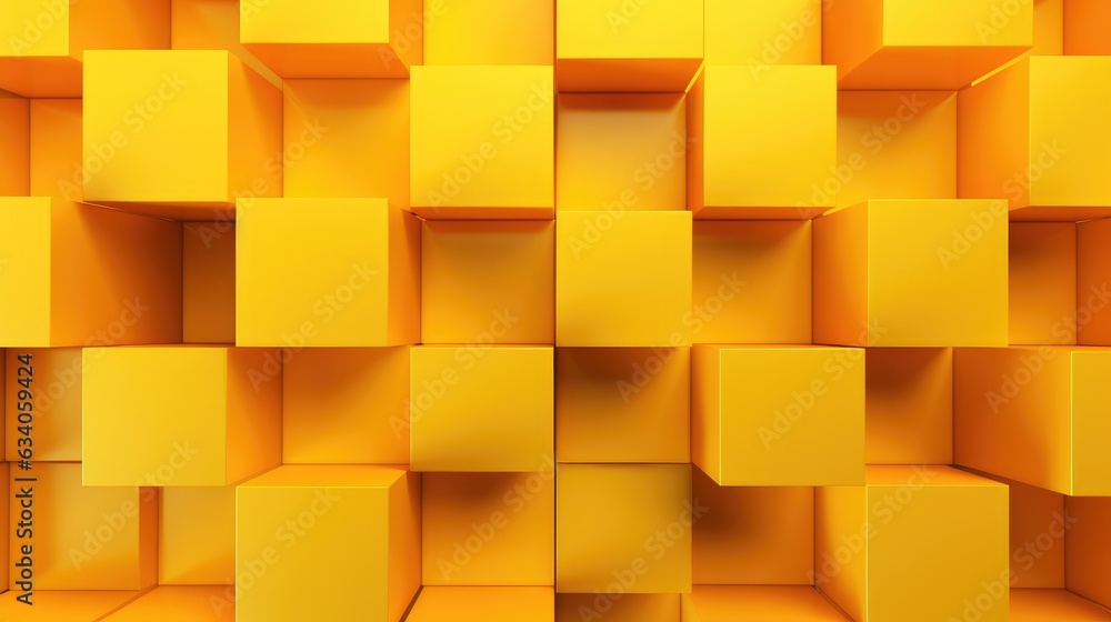 Yellow Cubes Wall Background Yellow Cubes Wall Background