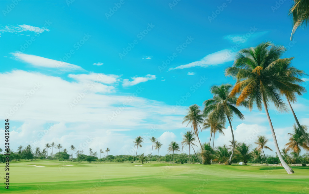 Golf Course Oasis in the Tropics