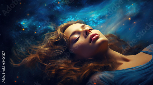 Galactic Meditation: Dreaming amidst Celestial Wonders
