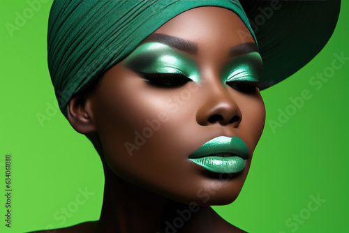 Vibrant Green Beauty photo