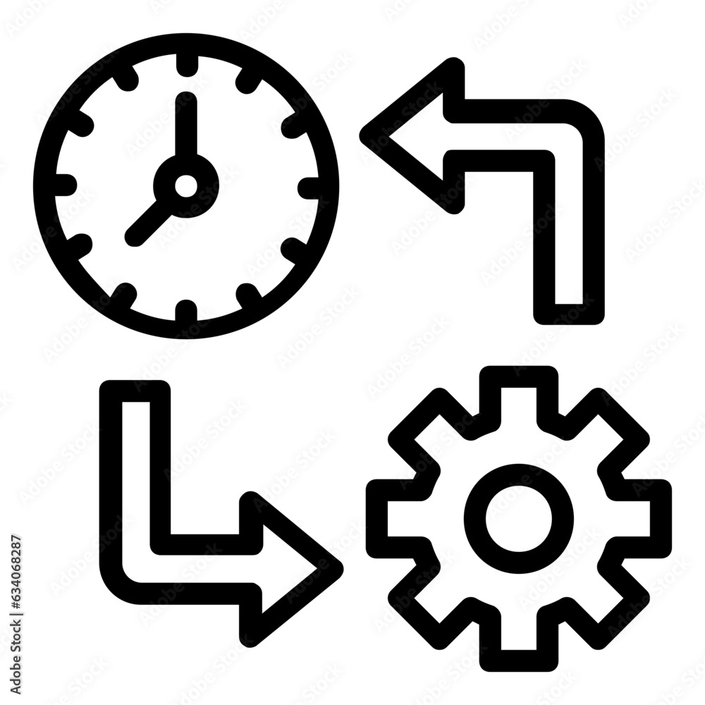 time management icon time management icon