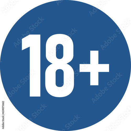 18 only sign